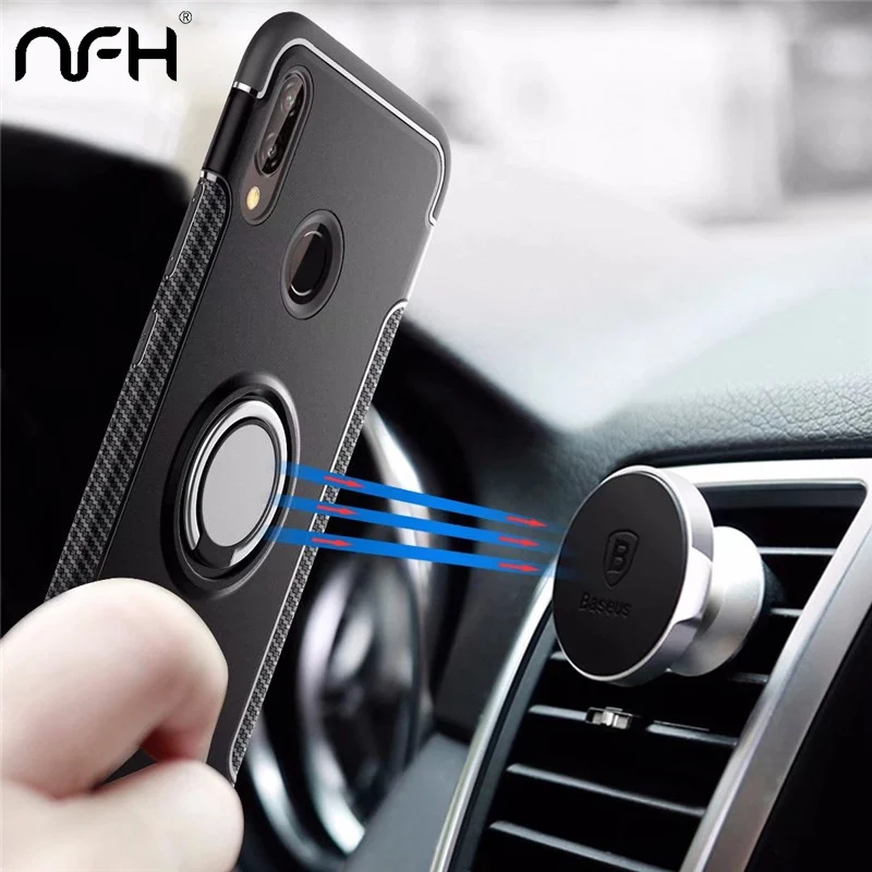 NFH Armor Metal Magnet Case For Huawei P20 Lite Cover Case For Huawei P20 Silicon Shockproof Coque Finger Ring Holder
NFH Armor Metal Magnet Case For Huawei P20 Lite Cover Case For Huawei P20 Silicon Shockproof Coque Finger Ring Holder
