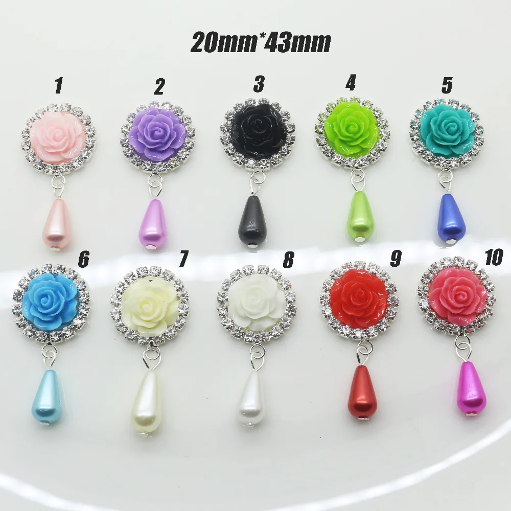 10 Pcs / lot 20mm*43mm round metal rhinestone/resin roses wedding decoration button/flat back hair flower center scrapbooking
10 Pcs / lot 20mm*43mm round metal rhinestone/resin roses wedding decoration button/flat back hair flower center scrapbooking