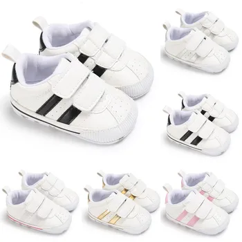 Fasion Newborn Baby Boy Girl Soft Sole White Pram Shoes Trainers Baby Crib Shoes Size 0-18M
Fasion Newborn Baby Boy Girl Soft Sole White Pram Shoes Trainers Baby Crib Shoes Size 0-18M