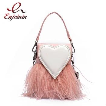 Fashion Ostrich Hair Pu Leather Tassel Ladies Chain Shoulder Bag Small Bag Handbag Crossbody Mini Purse Female Purse Wallet Flap
Fashion Ostrich Hair Pu Leather Tassel Ladies Chain Shoulder Bag Small Bag Handbag Crossbody Mini Purse Female Purse Wallet Flap