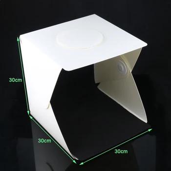 30 x 30 x 30cm Folding Studio Diffuse Soft Box Backdrops Lightbox With LED Light Room Photography Background Photo Studio box
30 x 30 x 30cm Folding Studio Diffuse Soft Box Backdrops Lightbox With LED Light Room Photography Background Photo Studio box