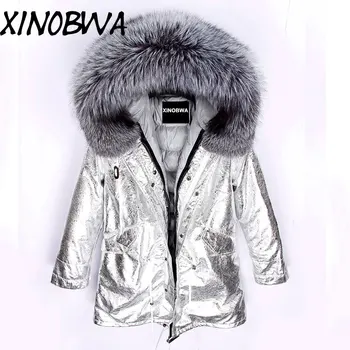 Deri Ceket New Women Winter Fashion Casual Big Real Raccoon Fur Hooded Thick Warm Silver Coats Jackets Female Waterproof Parkas
Deri Ceket New Women Winter Fashion Casual Big Real Raccoon Fur Hooded Thick Warm Silver Coats Jackets Female Waterproof Parkas