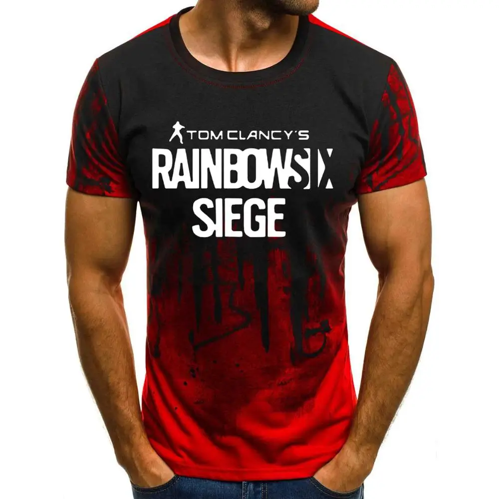 Summer Rainbow Six Siege men t shirt fashion Casual cotton short sleeve Harajuku hiphop Gradient t-shirt tops tees brand clothes
Summer Rainbow Six Siege men t shirt fashion Casual cotton short sleeve Harajuku hiphop Gradient t-shirt tops tees brand clothes