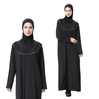 Ethnic Ladies Embroidery Muslim Solid Color Loose Hooded Robe Gowns Women Long Sleeve Maxi Swing Dress
Ethnic Ladies Embroidery Muslim Solid Color Loose Hooded Robe Gowns Women Long Sleeve Maxi Swing Dress