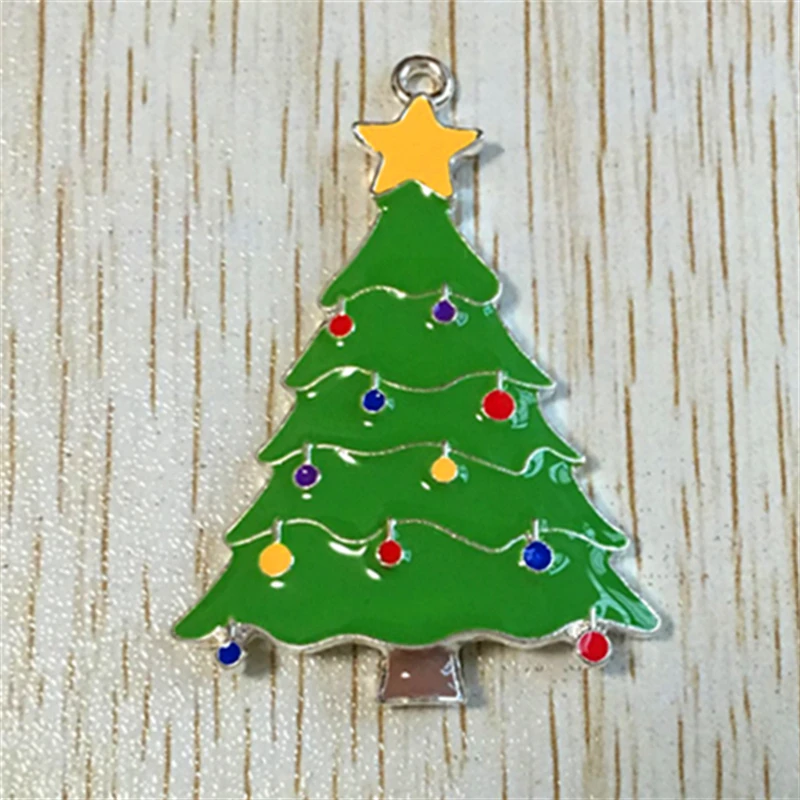 50x35mm10pcs/lot silver Zinc alloy enamel Christmas tree Pendant for Jewelry Necklace making
50x35mm10pcs/lot silver Zinc alloy enamel Christmas tree Pendant for Jewelry Necklace making