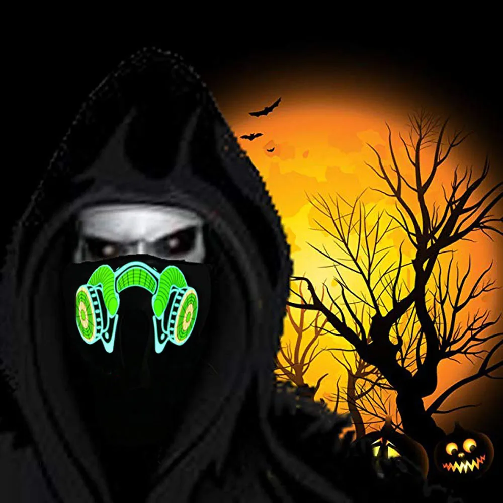 ISHOWTIENDA LED Halloween Easter Rave Mask Luminous Costume Mask Easter Decor horror party masks party decorations green
ISHOWTIENDA LED Halloween Easter Rave Mask Luminous Costume Mask Easter Decor horror party masks party decorations green