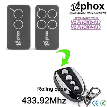 V2 PHOX2 V2 PHOX4 433.92MHz remote control rolling code V2 PHOX2 PHOX4 door remote control 433mhz
V2 PHOX2 V2 PHOX4 433.92MHz remote control rolling code V2 PHOX2 PHOX4 door remote control 433mhz