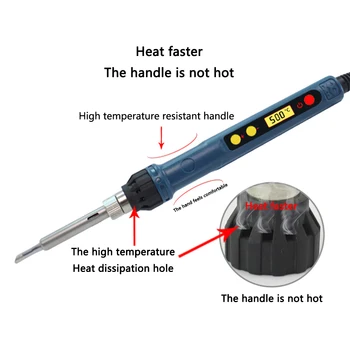 CXG D60W/90W LCD Display Electric Soldering Iron Cooled Electric Welding Phone Repair Constant Temperature Heating Electric Iron
CXG D60W/90W LCD Display Electric Soldering Iron Cooled Electric Welding Phone Repair Constant Temperature Heating Electric Iron