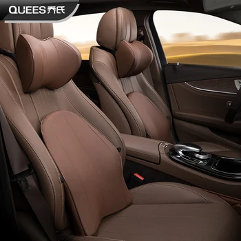 QUEES Car Neck Pillow & Seat Support Headrest Business Style Memory Foam Cushion Car Interior Accessories Knitwear Grid Leather
QUEES Car Neck Pillow & Seat Support Headrest Business Style Memory Foam Cushion Car Interior Accessories Knitwear Grid Leather