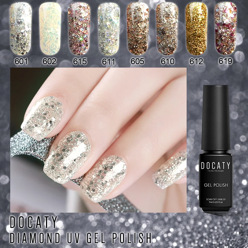 Docaty 7ml Diamond Gel Nail Polishes Uv Led Semi Permanent Esmalte Gel Varnish Soak Off Gel Polish Everything for Manicure
Docaty 7ml Diamond Gel Nail Polishes Uv Led Semi Permanent Esmalte Gel Varnish Soak Off Gel Polish Everything for Manicure