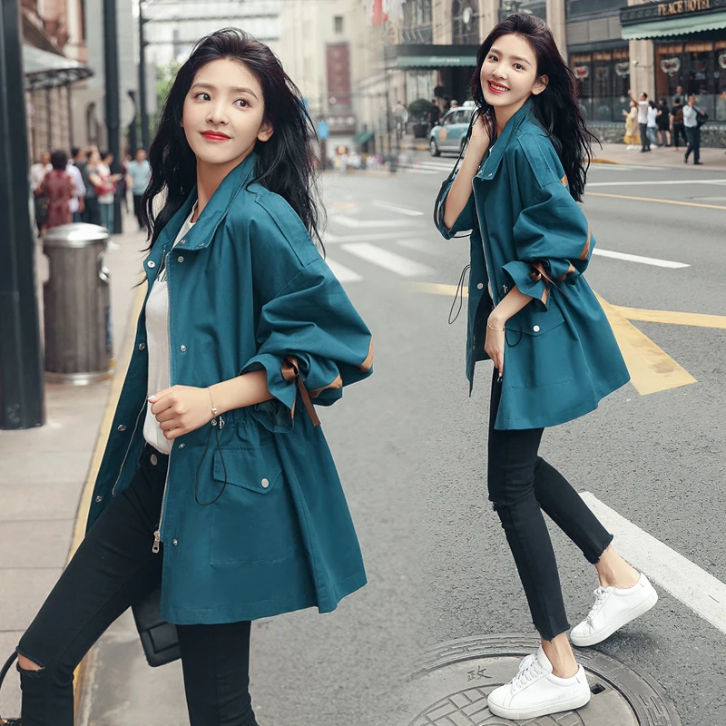 Women Coats and Jackets Windbreaker Harajuku Plus Size 2019 Spring Autumn Long Sleeve Thin Coat Oversize Drawstring Overcoat FY1
Women Coats and Jackets Windbreaker Harajuku Plus Size 2019 Spring Autumn Long Sleeve Thin Coat Oversize Drawstring Overcoat FY1