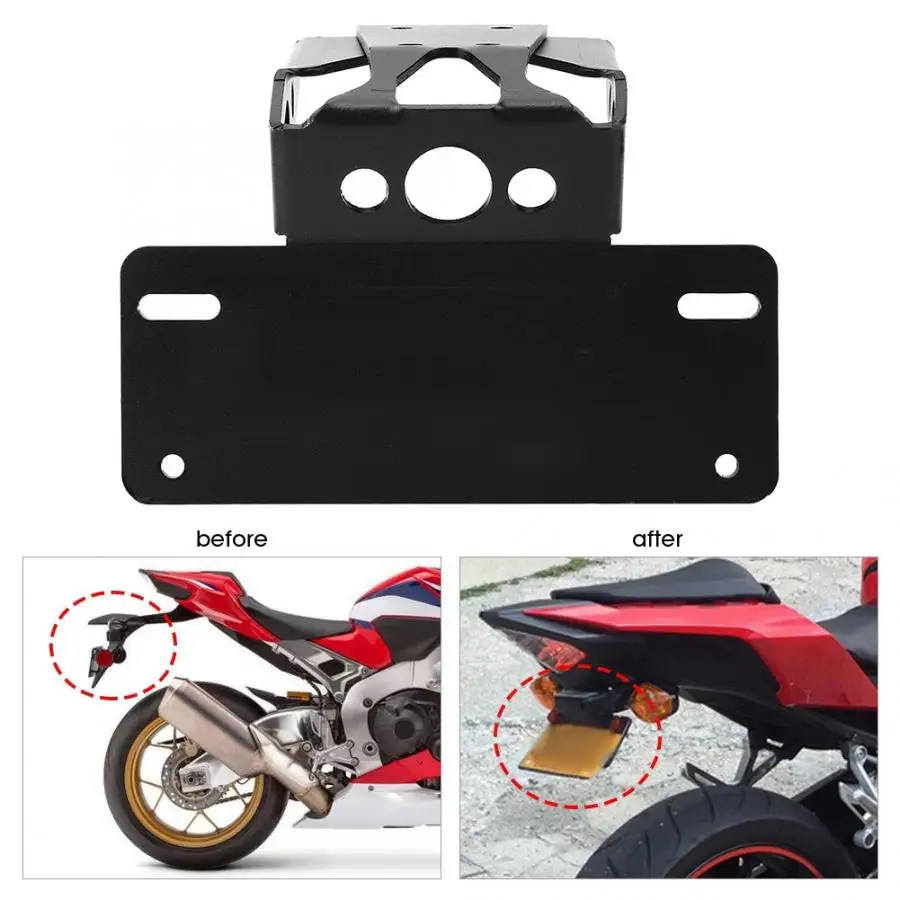 Motorcycle License Plate Holder Bracket Frame Fit for HONDA CBR500R/CB500F 2016 2017 2018 2019
Motorcycle License Plate Holder Bracket Frame Fit for HONDA CBR500R/CB500F 2016 2017 2018 2019