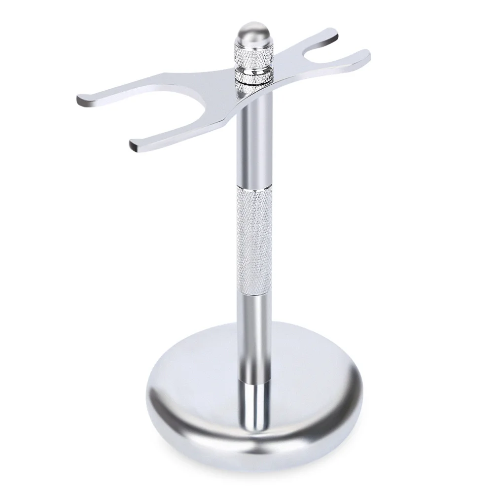 Gustala Men Classic Stainless Steel Double Heads Stand Holder for Razor Shaver Beard Brush Tool
Gustala Men Classic Stainless Steel Double Heads Stand Holder for Razor Shaver Beard Brush Tool