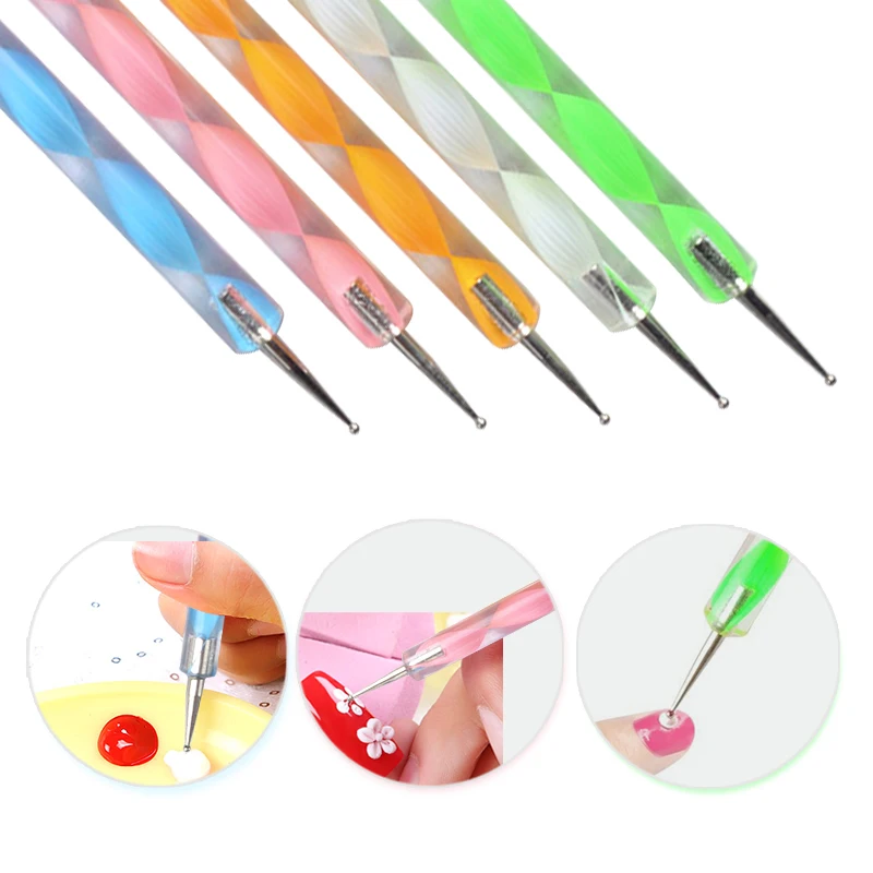 HNM 5Pcs/Set Two-Way Dotting Pen Nail Gel Polish Builder DIY Nail Art Design Marbleizing Nail Manicure Painting Drawing Tool Set
HNM 5Pcs/Set Two-Way Dotting Pen Nail Gel Polish Builder DIY Nail Art Design Marbleizing Nail Manicure Painting Drawing Tool Set