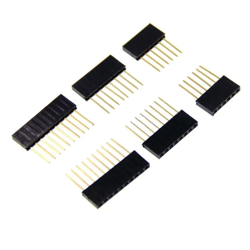 2.54mm Single Row Female Long pins PC104 11mm Breakaway PCB Board Pin Header socket Connector 1*6P 1*8P 1*10P 1*40P
2.54mm Single Row Female Long pins PC104 11mm Breakaway PCB Board Pin Header socket Connector 1*6P 1*8P 1*10P 1*40P