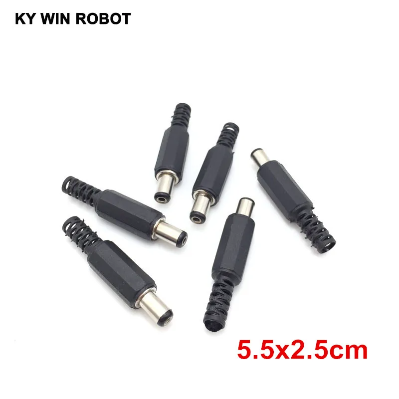 10PCS/LOT DC Power Plug 5.5*2.5MM 9mm Short DC005 Charge Male Connector 5.5x2.5mm Free shipping
10PCS/LOT DC Power Plug 5.5*2.5MM 9mm Short DC005 Charge Male Connector 5.5x2.5mm Free shipping