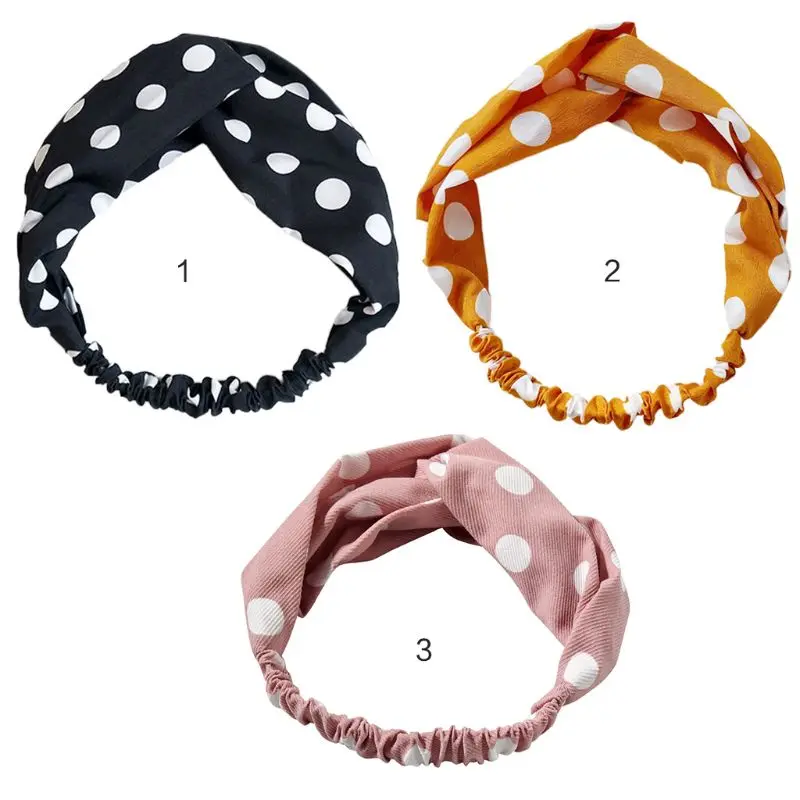 Korean Vintage Large Polka Dot Headband Women Girls Twill Thread Casual Styling Wide Hairband Twist Cross Knotted Makeup Turban
Korean Vintage Large Polka Dot Headband Women Girls Twill Thread Casual Styling Wide Hairband Twist Cross Knotted Makeup Turban