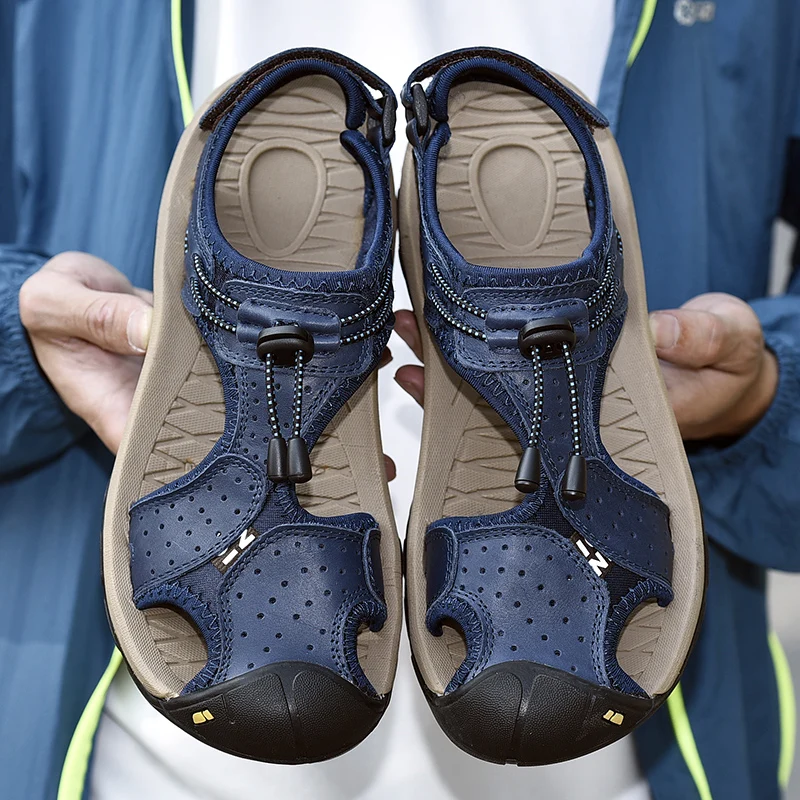 BVNOBET Plus Size Men Sandals Genuine Leather Male Shoes Summer Outdoor Beach Slippers Gladiator Sandals Sandalias Hombre Verano
BVNOBET Plus Size Men Sandals Genuine Leather Male Shoes Summer Outdoor Beach Slippers Gladiator Sandals Sandalias Hombre Verano