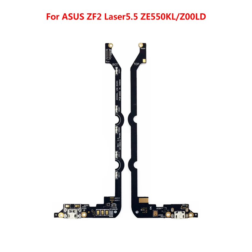 Zerosky For Asus Zenfone2 ZE550KL Board USB Dock Charging Port Back Rear Flex Cable Charger Connector Replacement Parts | Мобильные