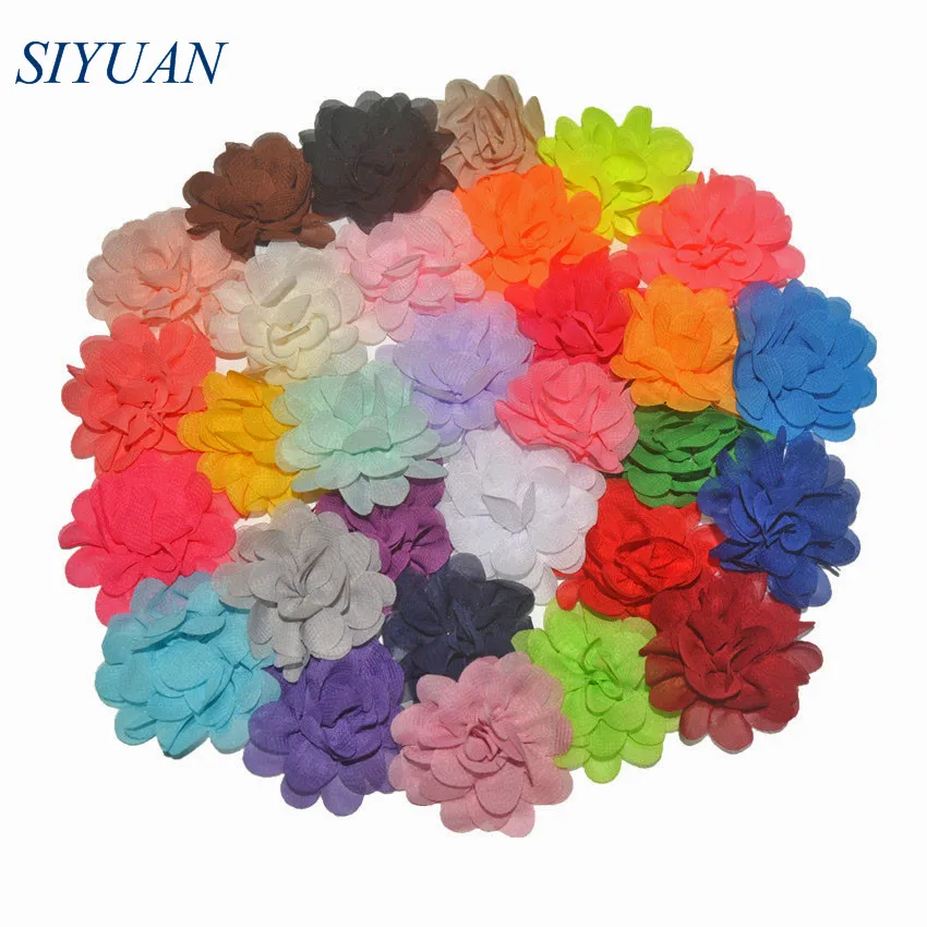 120pcs/lot 30 Color U Pick 2 Inch Petit Chiffon Fabric Puff Flowers DIY Craft For woman Children Accessories TH50
120pcs/lot 30 Color U Pick 2 Inch Petit Chiffon Fabric Puff Flowers DIY Craft For woman Children Accessories TH50
