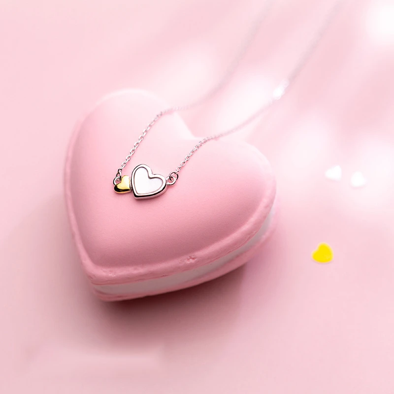 925 Silver Heart Shape Necklace Pendants Choker Kolye Vintage Collares Best Friend Bijoux Femme Collier Necklace Women Jewelry
925 Silver Heart Shape Necklace Pendants Choker Kolye Vintage Collares Best Friend Bijoux Femme Collier Necklace Women Jewelry