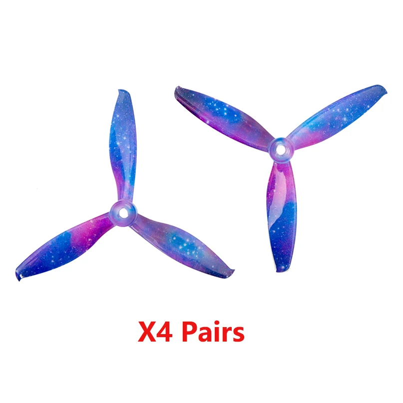 

Gemfan 5043 5inch 3-blade CW CCW Propeller Starry Sky Star Prop Compatible Xing Camo 2207 Brushless Motor for DIY RC Drone