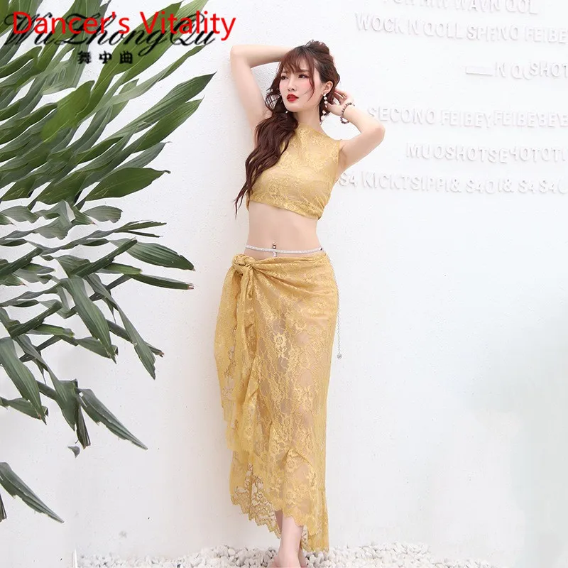 Belly Dance Practice Clothes 2019 New Sleeveless Top Hip Scarf Set Summer Beginner Indian Oriental Dance Wear Elegant Costume
Belly Dance Practice Clothes 2019 New Sleeveless Top Hip Scarf Set Summer Beginner Indian Oriental Dance Wear Elegant Costume