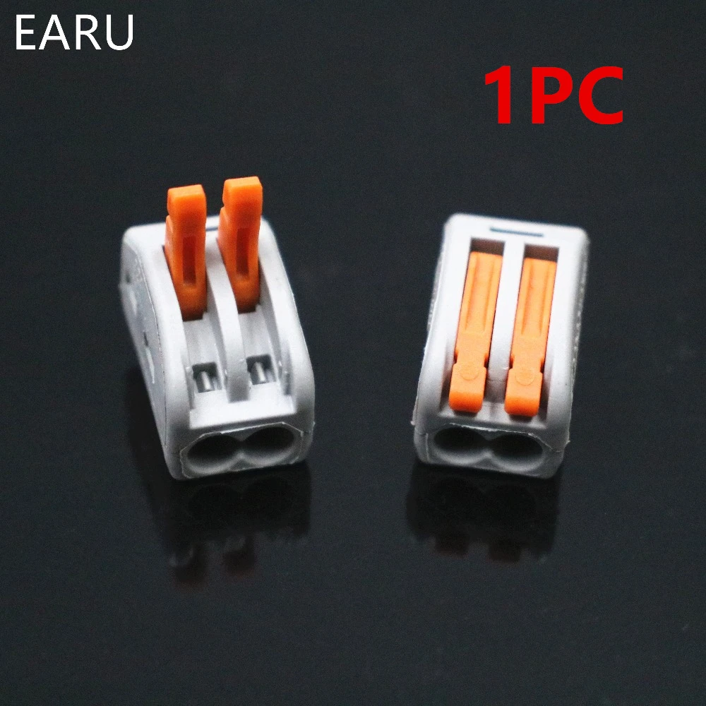 1PC 222-412 PCT-212 PCT212 Quick Universal Compact Wire Wiring Connector 2 pin Conductor Terminal Block Lever 0.08-2.5mm2
1PC 222-412 PCT-212 PCT212 Quick Universal Compact Wire Wiring Connector 2 pin Conductor Terminal Block Lever 0.08-2.5mm2