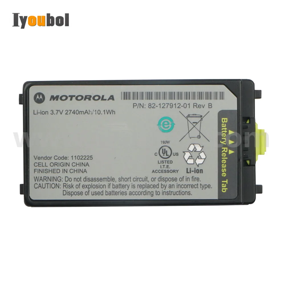 Battery (82-127912-01 / 2470mAh) for Motorola Symbol MC3100 MC3190 series
Battery (82-127912-01 / 2470mAh) for Motorola Symbol MC3100 MC3190 series