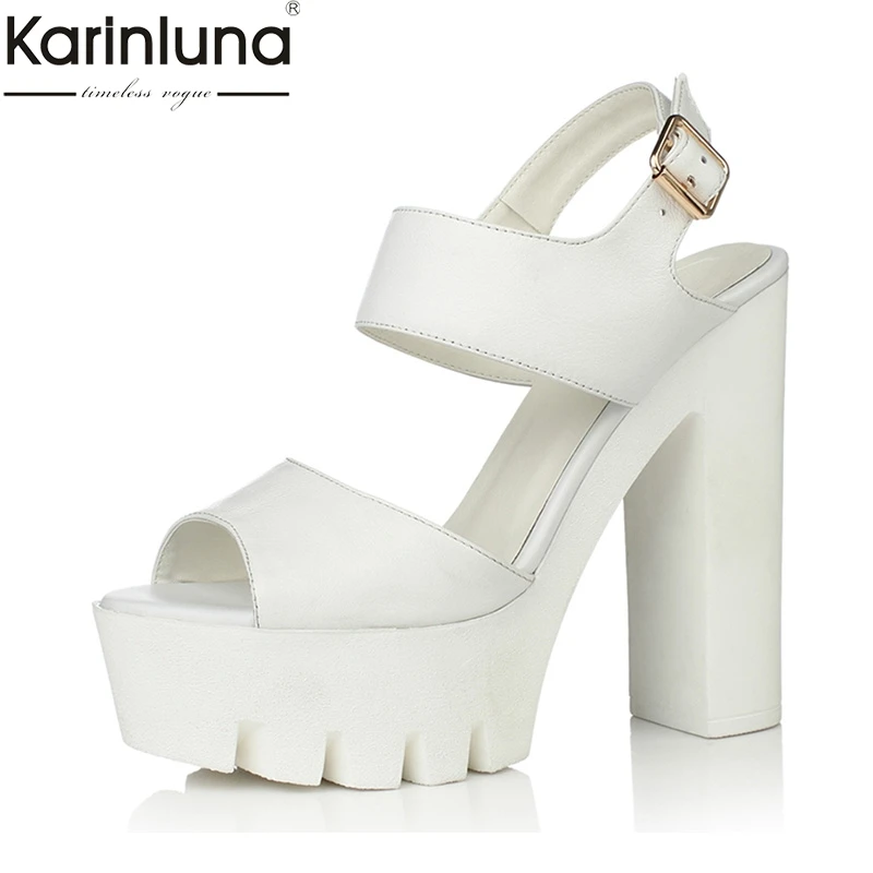 Karinluna Ins Sexy Cow Genuine Leather Fashion Women Shoes Woman Platform Square High Heels Party Shoes Woman Sandals
Karinluna Ins Sexy Cow Genuine Leather Fashion Women Shoes Woman Platform Square High Heels Party Shoes Woman Sandals