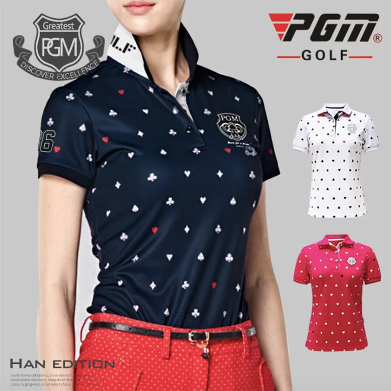 2020 Golf Shirts Womens Polo Shhirt 2017 Brand Breathable Short