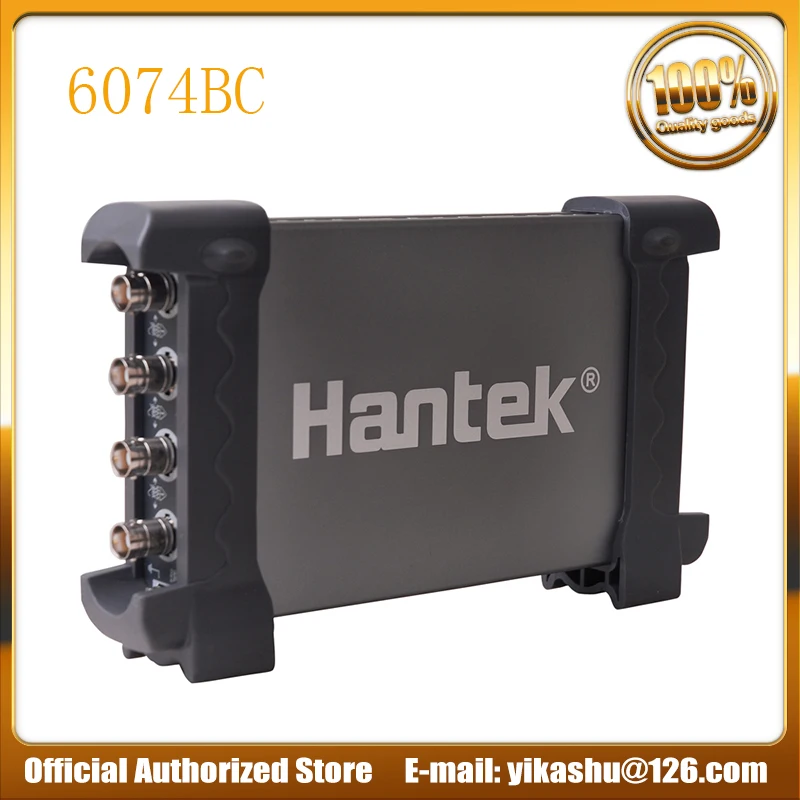 Hantek PC 6074BC Based 1GSa/s 4Channels USB Digital Storage Oscilloscope 4CH 70Mhz Bandwidth free shopping
Hantek PC 6074BC Based 1GSa/s 4Channels USB Digital Storage Oscilloscope 4CH 70Mhz Bandwidth free shopping
