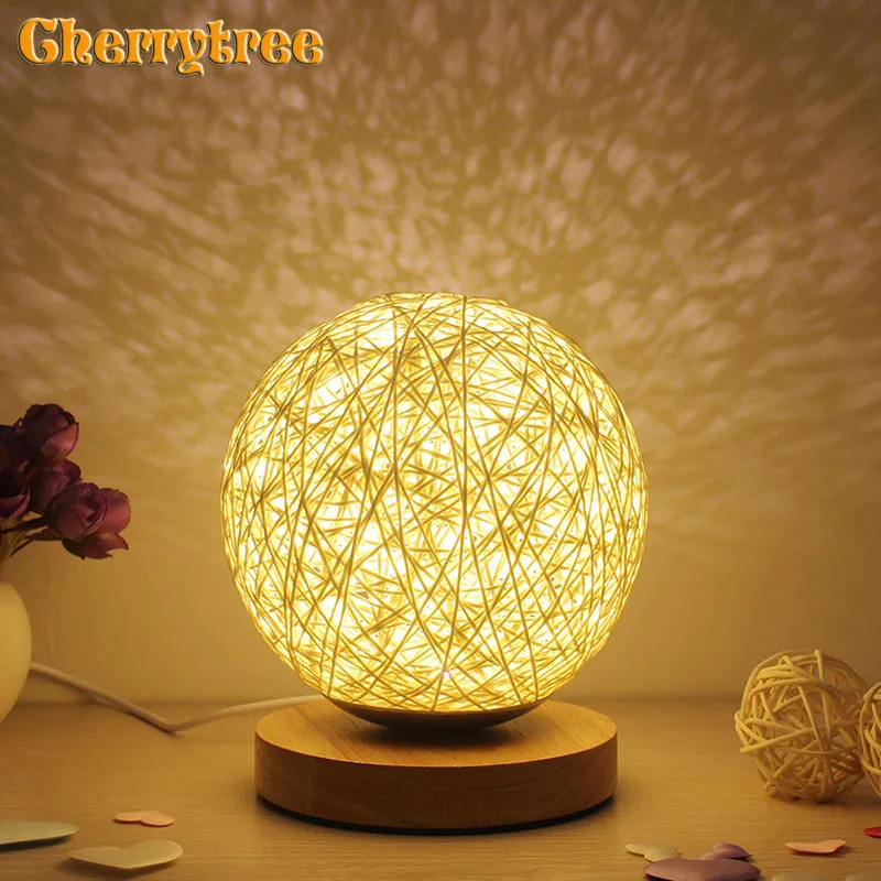 Table lamp bedside lamp art deco bedroom living room nordic modern Usb Hand Knitted deco maison Wicker room lights bed light
Table lamp bedside lamp art deco bedroom living room nordic modern Usb Hand Knitted deco maison Wicker room lights bed light