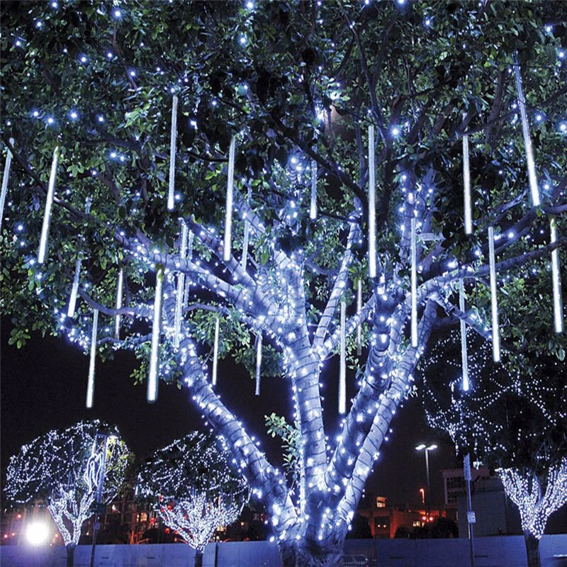 8pcs/Set Multicolor 30CM Meteor Shower Rain Tubes AC 110-240V Christmas String Light Garden Wedding Party Holiday Tree Decor
8pcs/Set Multicolor 30CM Meteor Shower Rain Tubes AC 110-240V Christmas String Light Garden Wedding Party Holiday Tree Decor