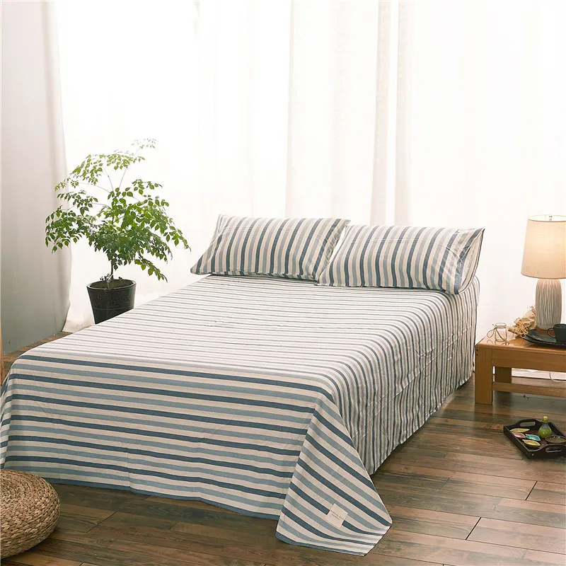 Literary Style Blue And White Stripes Pattern Bedding Set 3Pc Bed Sheet Set 100% Cotton Pillowcase Bed Covers Super Soft 4 Size
Literary Style Blue And White Stripes Pattern Bedding Set 3Pc Bed Sheet Set 100% Cotton Pillowcase Bed Covers Super Soft 4 Size