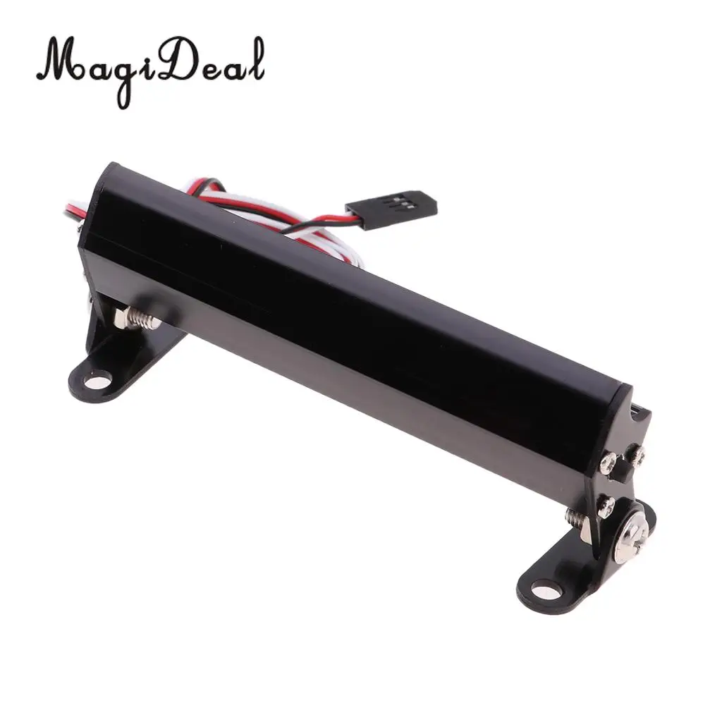 93mm Long 1/12 1/16 Scale RC Car Truck Model 12 Leds Roof Light Bar Headlamp Headlight Bright Waterproof