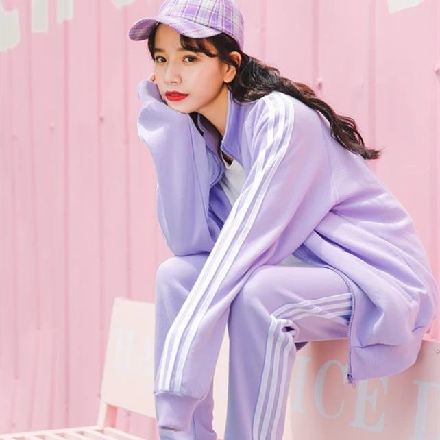 2019 bgsolid women's sportswear new Korean version of the long sleeve was thin two-piece
2019 bgsolid women's sportswear new Korean version of the long sleeve was thin two-piece
