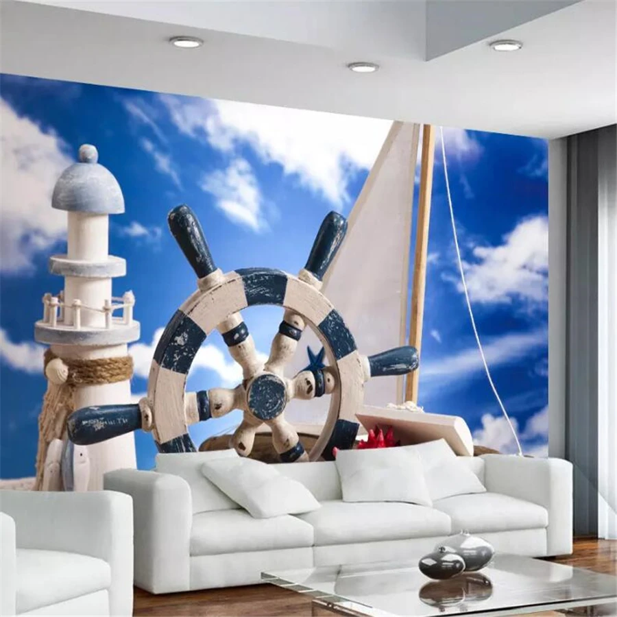 3d фотообои beibehang, фотообои в средиземноморском стиле с изображением маяка, парусника
3d фотообои beibehang, фотообои в средиземноморском стиле с изображением маяка, парусника