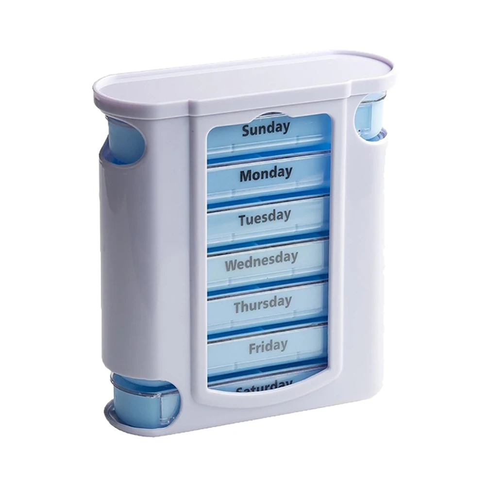 Joylife New 28-Slot Travel Pill Box Storage Weekly 7-day Medicine Container Holder Medical Storage Box Kit Living Supplies
Joylife New 28-Slot Travel Pill Box Storage Weekly 7-day Medicine Container Holder Medical Storage Box Kit Living Supplies