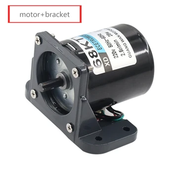 Upgraded Model 68KTYZ AC Synchronous Motor with Bracket 220V 2.5rpm -110rpm Micro Gear Motor Permanent Magnet Motor
Upgraded Model 68KTYZ AC Synchronous Motor with Bracket 220V 2.5rpm -110rpm Micro Gear Motor Permanent Magnet Motor