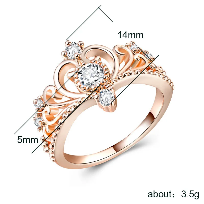 925 sterling silver jewelry treasure ring stainless steel Indian Jewelry Rose Gold Queen crown zircon Gold ring costumeB2261
925 sterling silver jewelry treasure ring stainless steel Indian Jewelry Rose Gold Queen crown zircon Gold ring costumeB2261