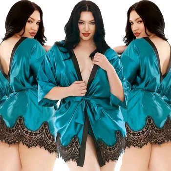 Women Lady Nightgrown Long Kimono Robe Women Satin Silk Sleepwear Nightwear Dress Women Clothing
Women Lady Nightgrown Long Kimono Robe Women Satin Silk Sleepwear Nightwear Dress Women Clothing