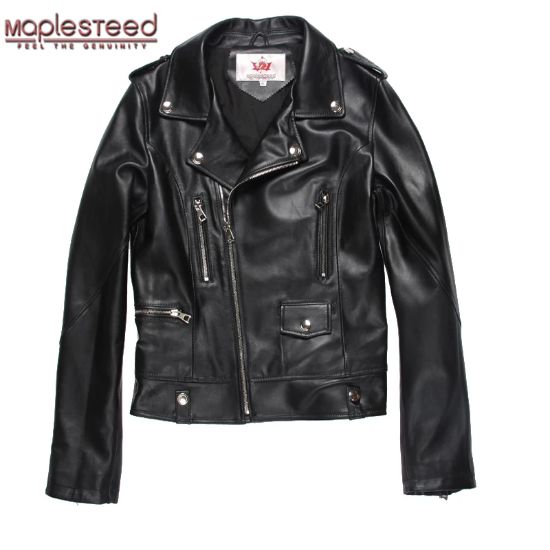 MAPLESTEED Brand Women Leather Jacket 100% Sheepskin Coat Women's Lambskin Coat Bomber Genuine Leather Jackets Spring Autumn 001
MAPLESTEED Brand Women Leather Jacket 100% Sheepskin Coat Women's Lambskin Coat Bomber Genuine Leather Jackets Spring Autumn 001