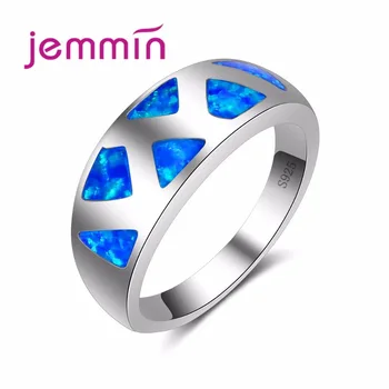 Brand Simple Blue Opal Rings For Women And Men Fashion Wedding Party Finger Ring Accessory 925 Silver Anillos
Brand Simple Blue Opal Rings For Women And Men Fashion Wedding Party Finger Ring Accessory 925 Silver Anillos