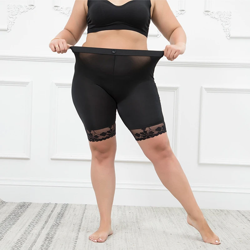 High Waist Plus Size Safety Shorts Pants Women Lace Thin Ice Silk Cool Large Size Shorts Under Skirt Female
High Waist Plus Size Safety Shorts Pants Women Lace Thin Ice Silk Cool Large Size Shorts Under Skirt Female