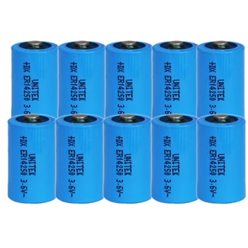 US 10PCS 14250 3.6V ER14250 liSOCL2 1/2AA Lithium battery cell 1200mah PCL battery replace for SAFT LS14250 TL-5902 SL-550
US 10PCS 14250 3.6V ER14250 liSOCL2 1/2AA Lithium battery cell 1200mah PCL battery replace for SAFT LS14250 TL-5902 SL-550