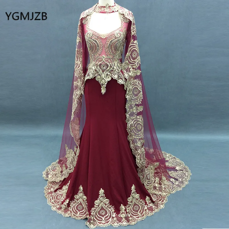 Elegant Mother of the Bride Dress with Cape 2020 Mermaid Long Sleeves Evening Gown Embroidery Beading Wedding Party Dresses
Elegant Mother of the Bride Dress with Cape 2020 Mermaid Long Sleeves Evening Gown Embroidery Beading Wedding Party Dresses