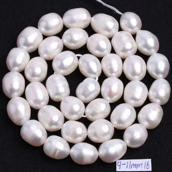 High Quality 9-10mm Natural White Freshwater Pearl Oval Shape Loose Beads Strand 38cm DIY Creative Jewellery Making w214
High Quality 9-10mm Natural White Freshwater Pearl Oval Shape Loose Beads Strand 38cm DIY Creative Jewellery Making w214