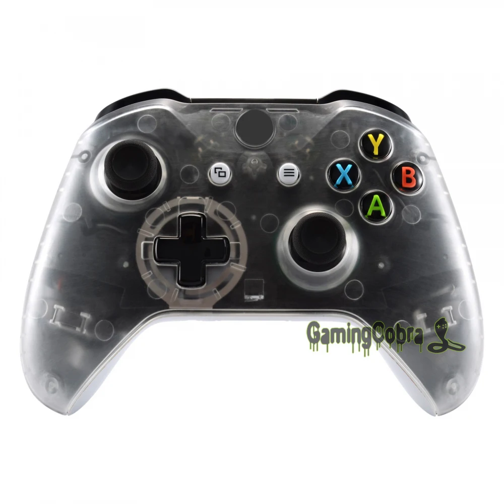 eXtremeRate Transparent Clear Faceplate Cover Matte Front Housing Shell Case for Xbox One S & for Xbox One X Controller
eXtremeRate Transparent Clear Faceplate Cover Matte Front Housing Shell Case for Xbox One S & for Xbox One X Controller