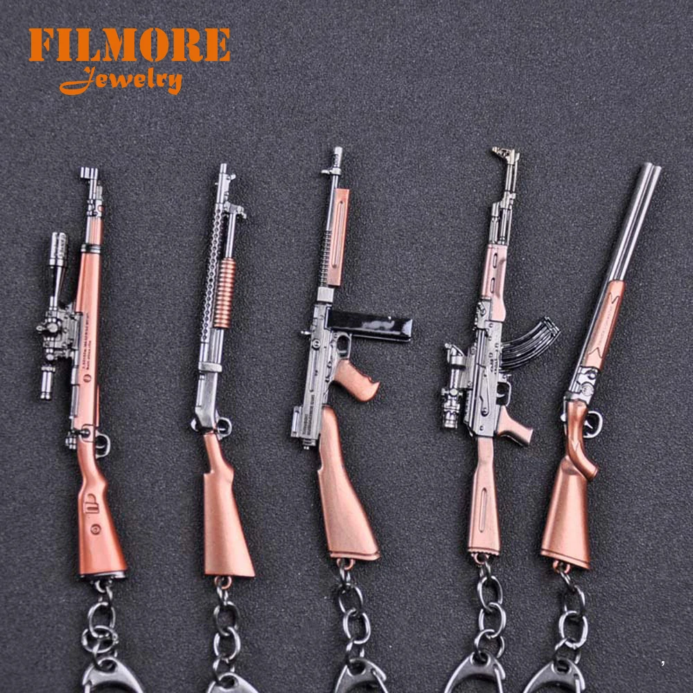 12cm PUBG Hot Online Games PUBG AK47 Gun Mold Keychains Wholesale Playerunknown's Battlegrounds Cool Metal Weapon Key Chains
12cm PUBG Hot Online Games PUBG AK47 Gun Mold Keychains Wholesale Playerunknown's Battlegrounds Cool Metal Weapon Key Chains